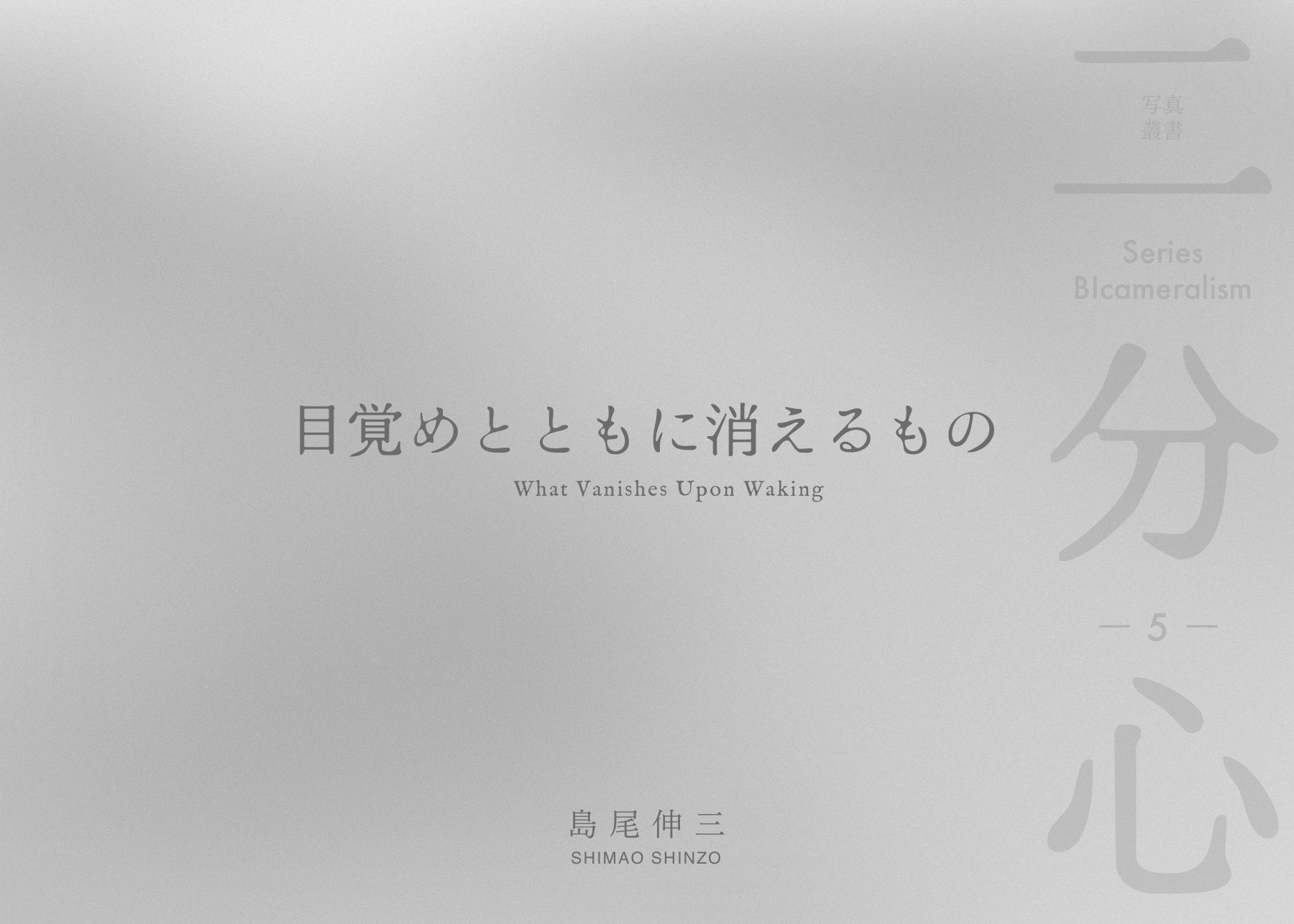 「目覚めとともに消えるもの」 表紙